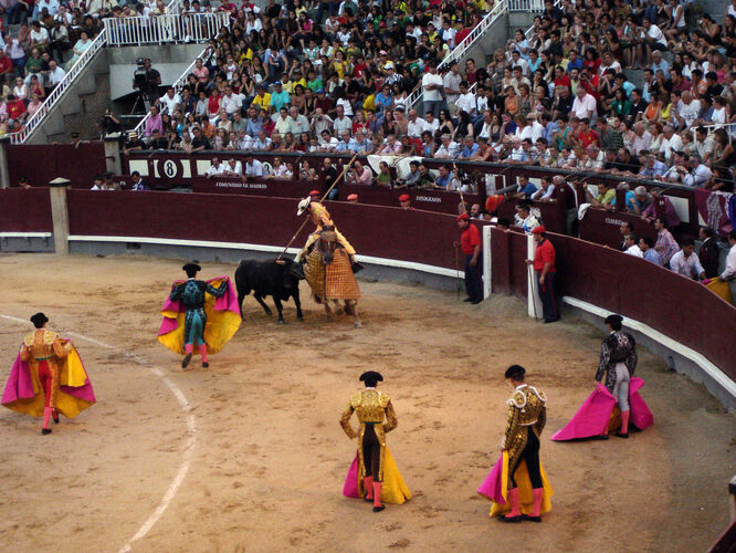 Bullfight, Madrid, Spain