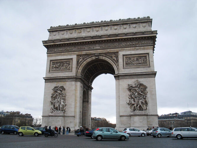 Arc de Triomphe, Paris, France