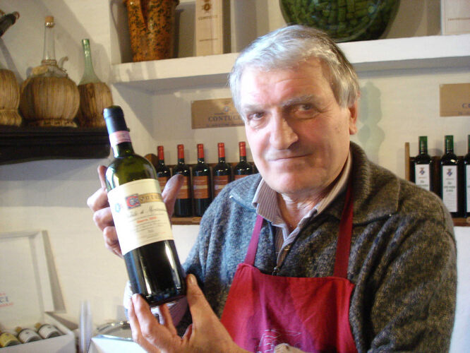 Wine merchant, Montepulciano, Italy