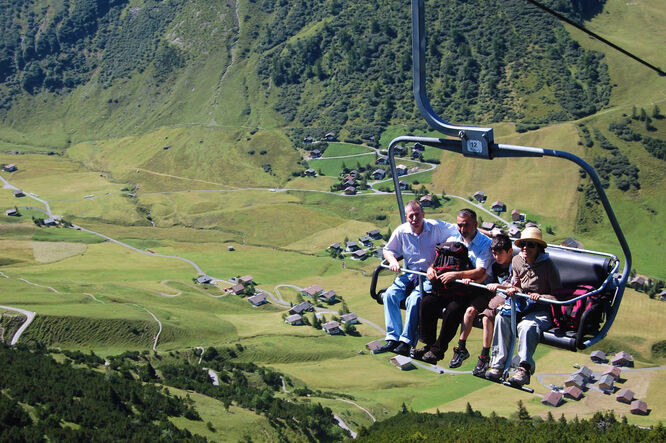 Chair lift, Malbun, Liechtenstein