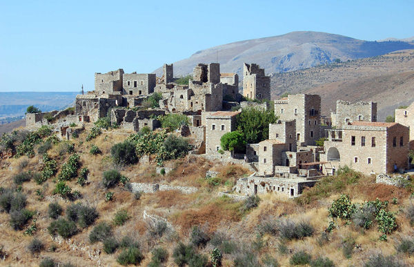 Vathia, Peloponnese, Greece