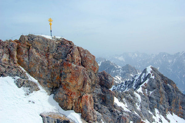 Zugspitze summit, Bavaria/Tirol, Germany/Austria