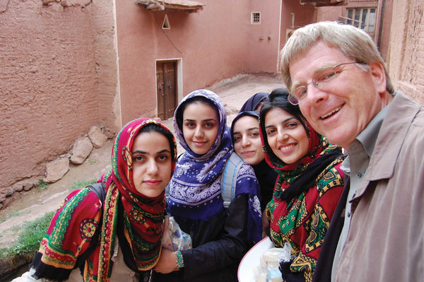 Rick with Girls in Iran