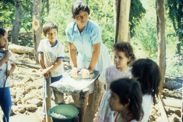 Making Flour in Nicaragua