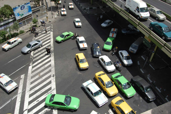 Traffic, Teheran, Iran