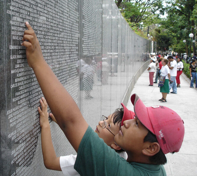 Memorial Wall, El Salvador