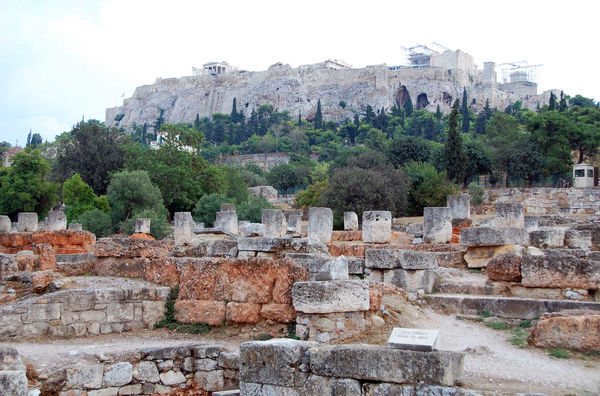 Agora and Acropolis, Athens, Greece