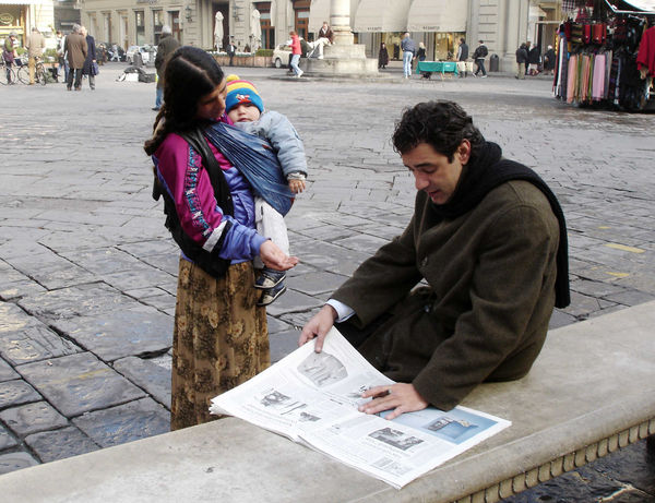 Woman Begging, Florence, Italy