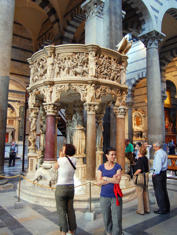 Duomo pulpit, Pisa, Italy