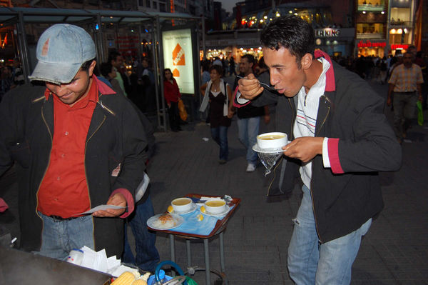 Ramadan evening feasting, Istanbul