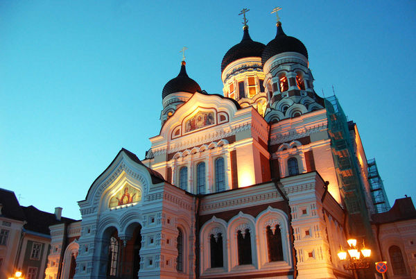 Nevsky Cathedral Exterior, Tallinn, Estonia 