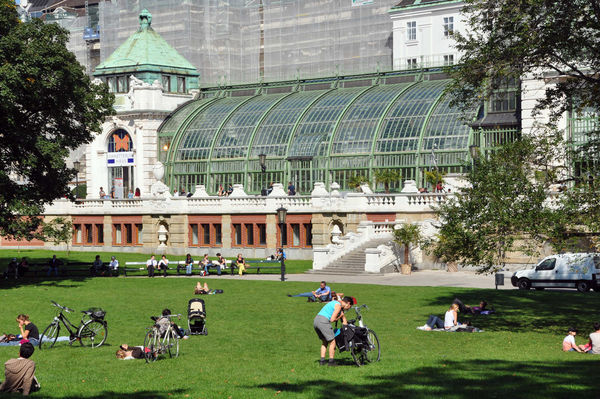 Burggarten and Butterfly House, Vienna, Austria