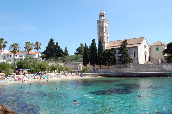 Beach on Hvar, Croatia