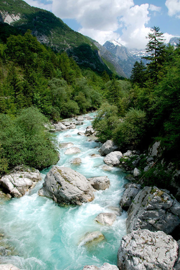 Soča River, Julian Alps, Slovenia