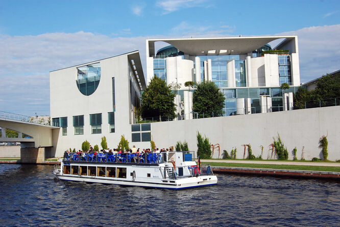 Chancellery and Spree River, Berlin