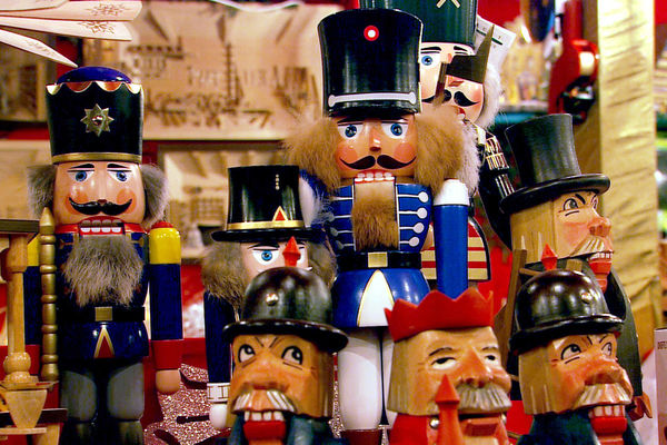 Nutcrackers at Nürnberg Christmas market, Germany