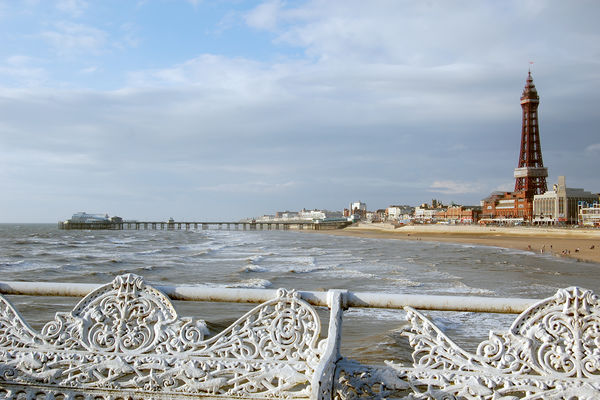 Beach in Blackpool, England