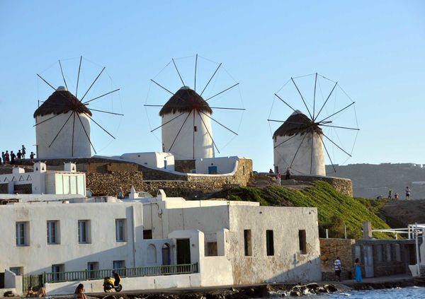 Windmills, Mykonos, Greece