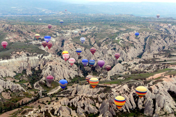 Balloons over Cappadocia, Turkey