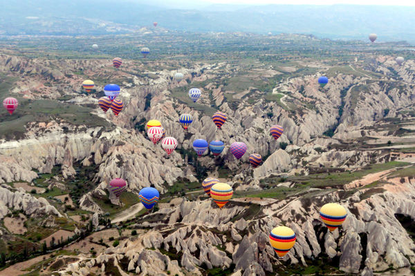 Balloons over Cappadocia