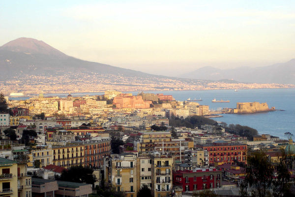 Mt. Vesuvius and Naples