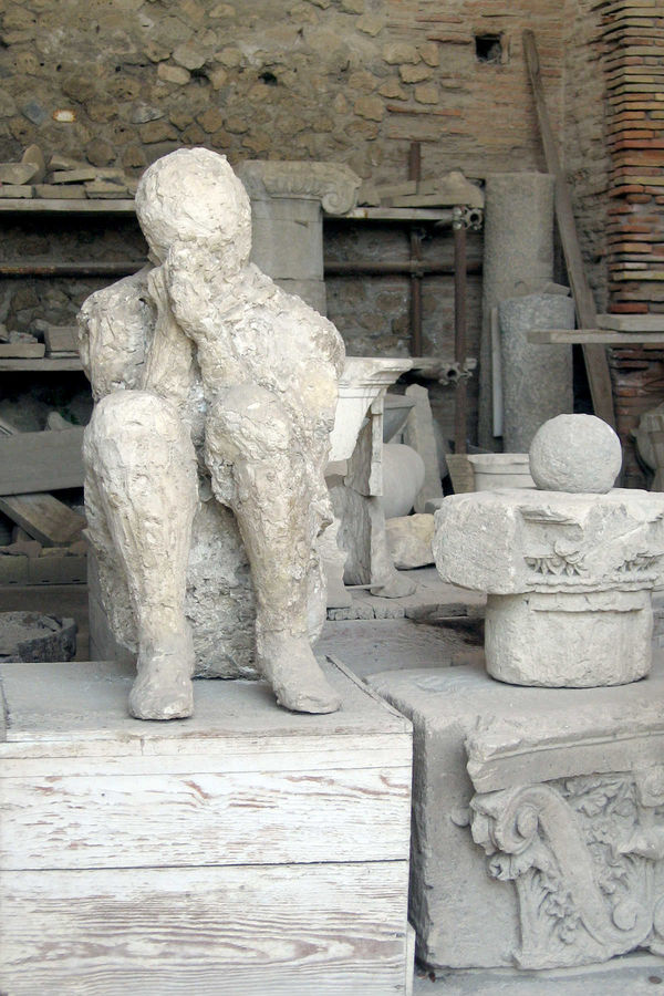 Cast Of Vesuvius Victim Pompeii Italy Cast Of Vesuvius Victim Pompeii Italy