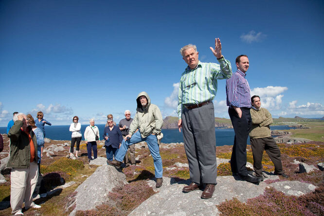 Sciúird Archaeology Tour's Tim Collins, Dingle Peninsula, Ireland