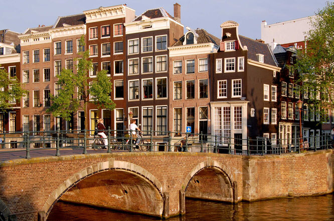 Canal bridge, Amsterdam, Netherlands
