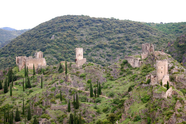 Châteaux of Latours, Languedoc-Roussillon, France