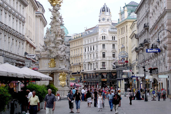 Graben and plague monument, Vienna, Austria