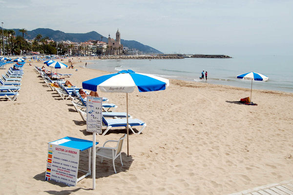 Beach at Sitges