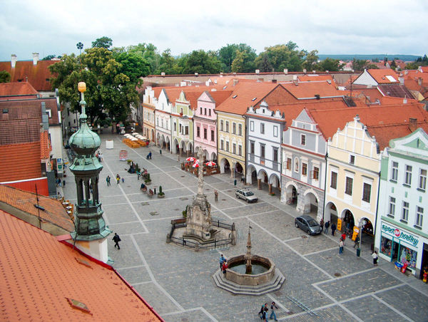 Masaryk Square, Třeboň, Czech Republic