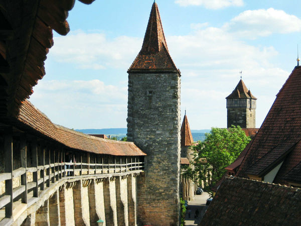 City Wall, Rothenburg ob der tauber, Germany