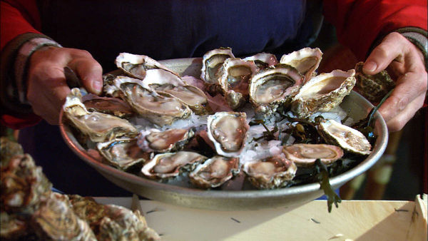 Oyster platter, Paris, France