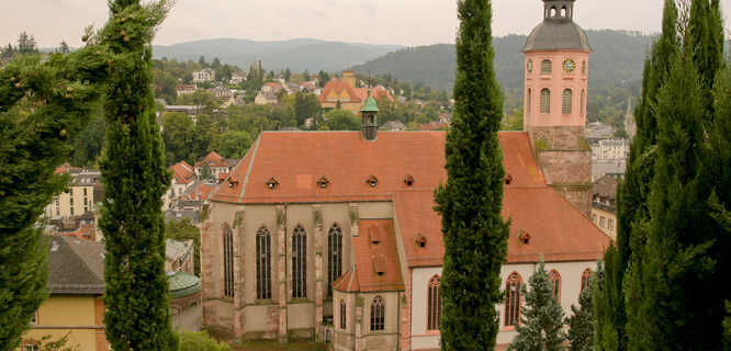 Catholic church, Baden-Baden, Germany