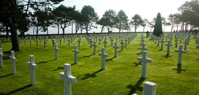 American Cemetery at Omaha Beach, Normandy, France