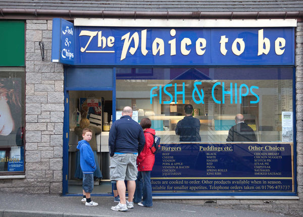 Chippy in Pitlochry, Scotland