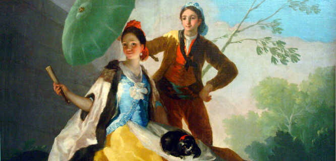 "The Parasol," Francisco de Goya y Lucientes, Prado Museum, Madrid