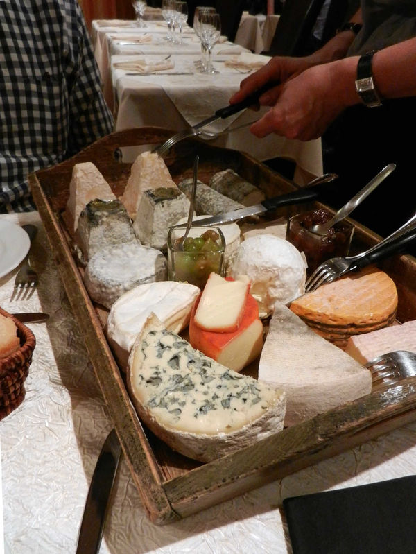 Cheese course, Loire Valley, France