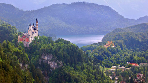 Neuschwanstein and Hohenschwangau castles, Schwangau, Germany