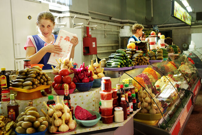 Deli counter, St. Petersburg