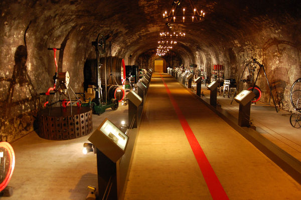 Visit the champagne cellars of Veuve Clicquot