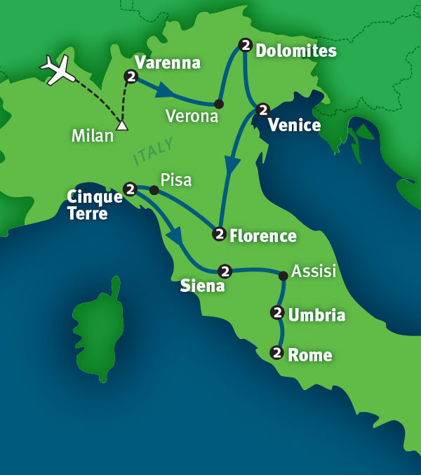 simple plan tour italia