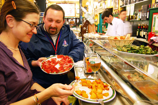 Tapas bar, Madrid, Spain