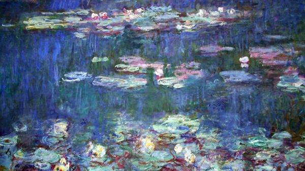 'Water Lilies' (Claude Monet), Orangerie Museum, Paris, France