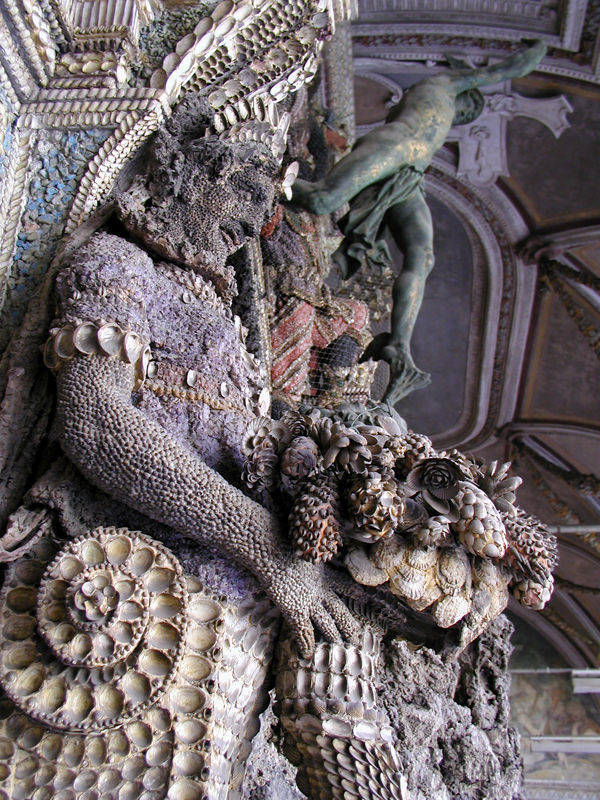 Shell grotto in Residenz palace, Munich, Germany