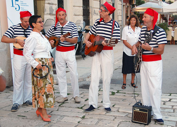 Street musicians, Rovinj, Croatia