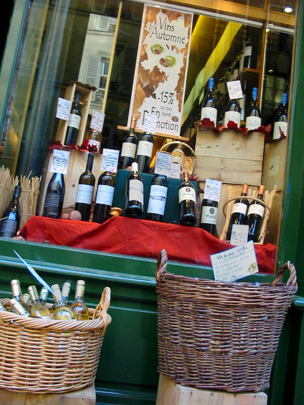 Wine shop, Paris, France