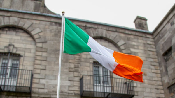 Irish flag, Waterford, Ireland