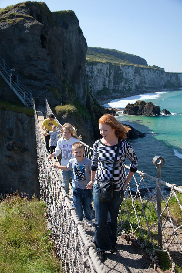 Carrick-a-Rede Rope Bridge, Antrim Coast, Northern Ireland